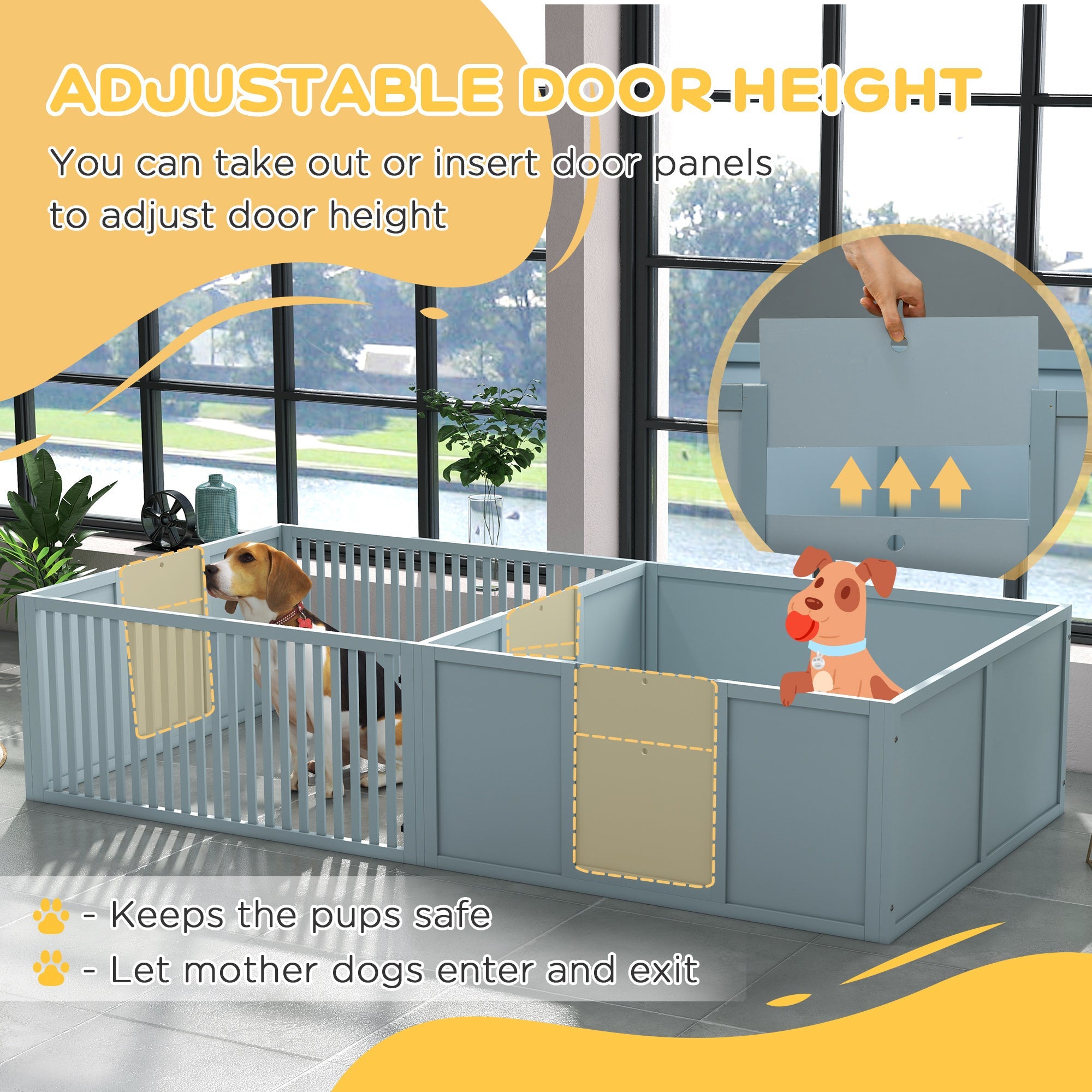 Dog Egg Crates For Mothers, Newborn Puppy Supplies And Essentials Built Comfortably